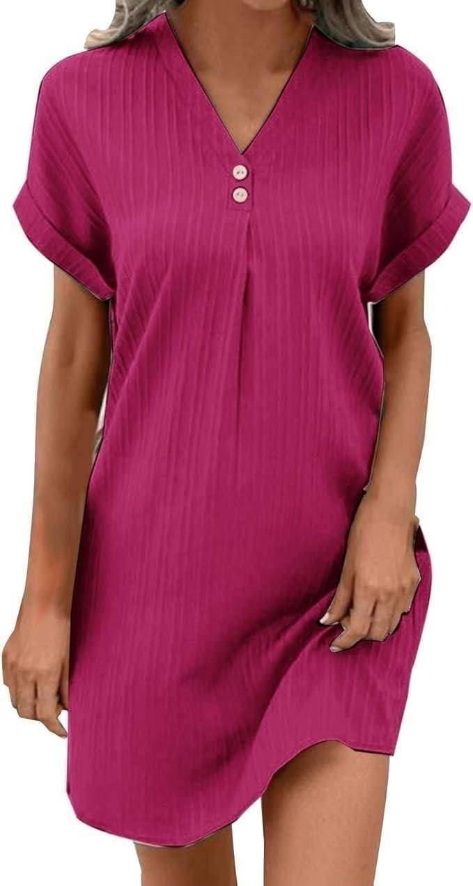 Casual and beach dresses with buttons - summer in every step